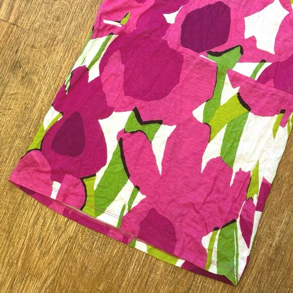 Michael Michael Kors Pink White Green Keyhole Halter Tank Top Size Small - Picture 7 of 11